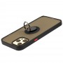 Чехол для iPhone 12 Pro Max LikGus Edging Ring черный / красный