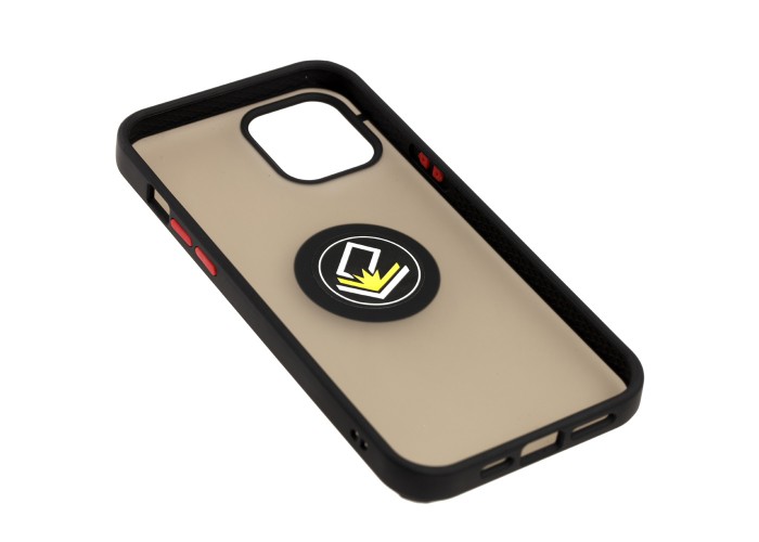 Чехол для iPhone 12 Pro Max LikGus Edging Ring черный / красный