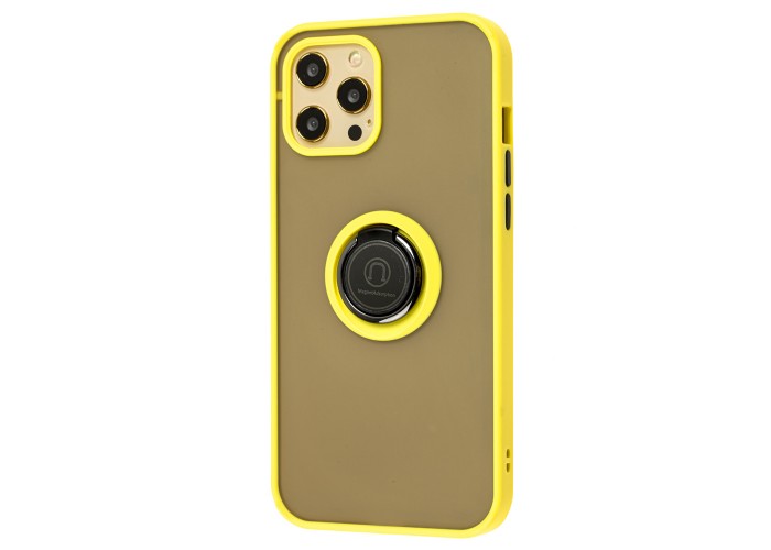 Чехол для iPhone 12 Pro Max LikGus Edging Ring желтый