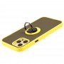 Чехол для iPhone 12 Pro Max LikGus Edging Ring желтый