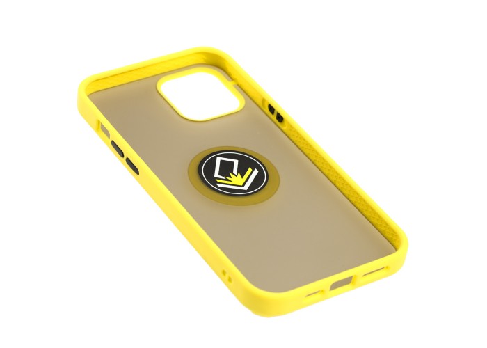 Чехол для iPhone 12 Pro Max LikGus Edging Ring желтый