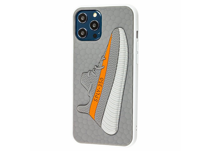 Чехол для iPhone 12 Pro Max Sneakers Brand yeezy 350 серый