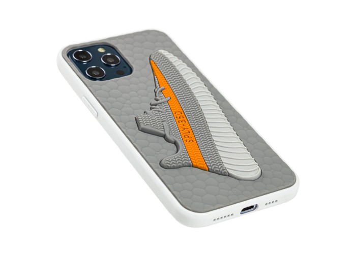 Чехол для iPhone 12 Pro Max Sneakers Brand yeezy 350 серый