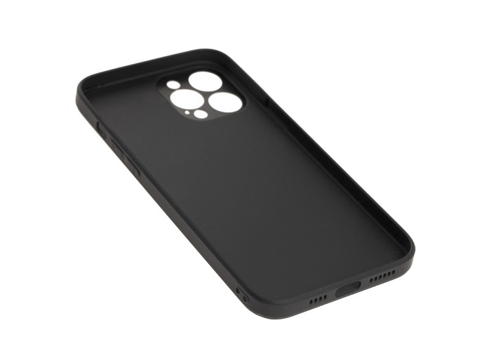 Чехол для iPhone 12 Pro Max glass LV черный