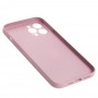 Чехол для iPhone 12 Pro Max glass LV розовый
