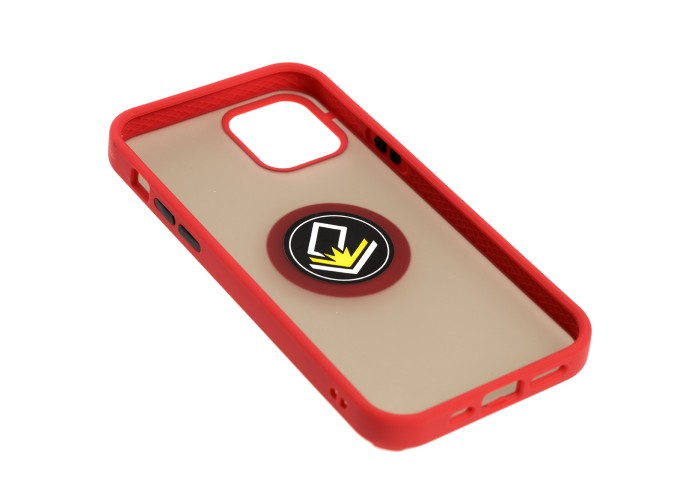 Чехол для iPhone 12 / 12 Pro LikGus Edging Ring красный