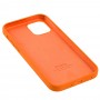 Чехол для iPhone 12 / 12 Pro Silicone Full оранжевый / kumquat