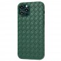 Чехол для iPhone 12 / 12 Pro Weaving case зеленый