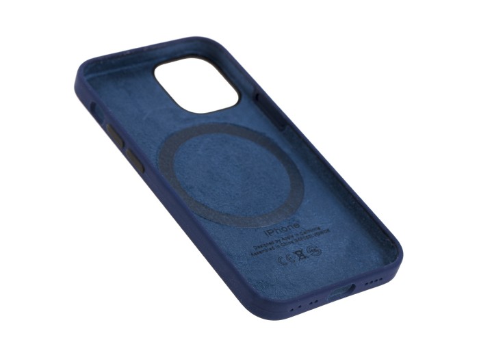 Чехол для iPhone 12 mini MagSafe Silicone Full Size deep navy