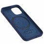 Чехол для iPhone 12 mini MagSafe Silicone Full Size deep navy