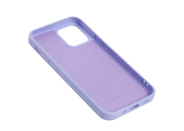Чехол для iPhone 12 mini Wave Fancy fluffy cats / light purple