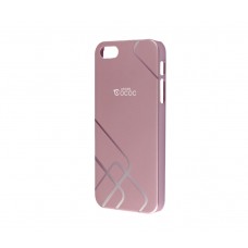 Чехол для iPhone 5 Cococ розовый с полосой