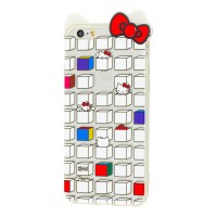 Чехол для iPhone 6 Hello Kitty силикон квадратик