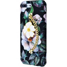 Чехол для iPhone 7 Plus Soft Touch+Ceramic Flowers №1
