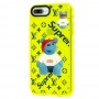 Чехол для iPhone 7 Plus / 8 Plus Neon print bear supreme