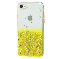 Чехол для iPhone 7 / 8 Glitter Bling желтый