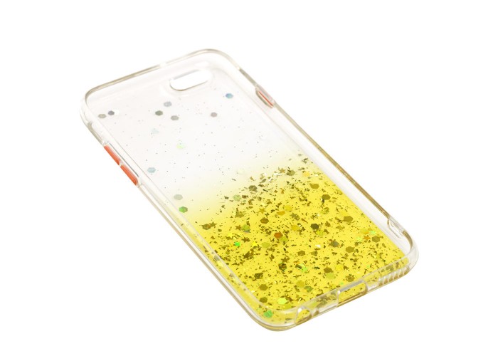 Чехол для iPhone 7 / 8 Glitter Bling желтый