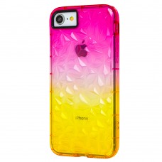Чехол для iPhone 7 / 8 Gradient Gelin case розово-желтый