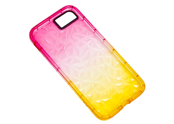 Чехол для iPhone 7 / 8 Gradient Gelin case розово-желтый