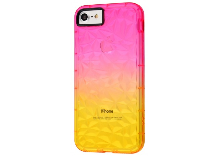 Чехол для iPhone 7 / 8 Gradient Gelin case розово-желтый