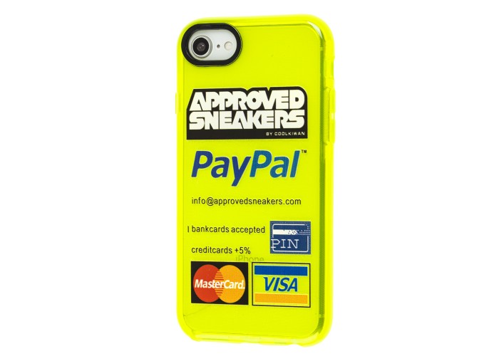 Чехол для iPhone 7 / 8 / SE 20 Neon print PayPal