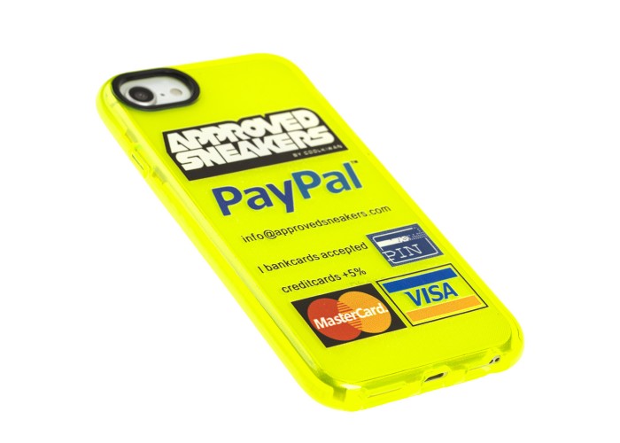 Чехол для iPhone 7 / 8 / SE 20 Neon print PayPal