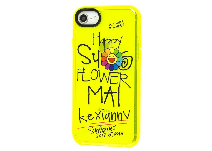 Чехол для iPhone 7 / 8 / SE 20 Neon print happy