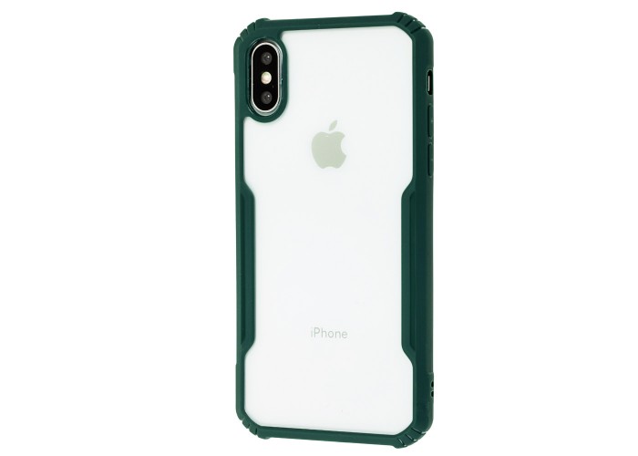 Чехол для iPhone X / Xs Defense shield silicone зеленый