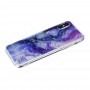 Чехол для iPhone X / Xs Galaxy фиолетовый