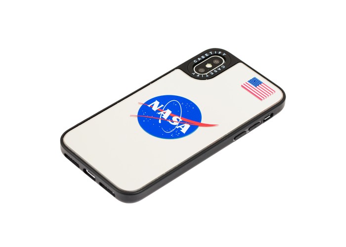 Чехол для iPhone X / Xs Tify Mirror Nasa зеркально-синий