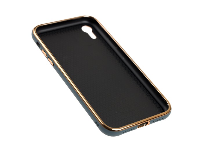 Чехол для iPhone Xr Glass Premium серый