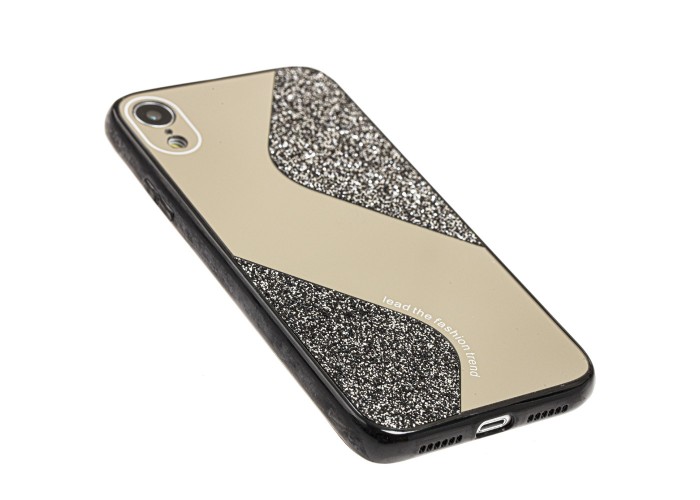 Чехол для iPhone Xr Shine mirror черный