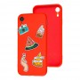 Чехол для iPhone Xr Wave Fancy color style watermelon / red