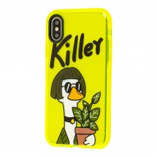 Чехол для iPhone Xs Max Neon print Killey