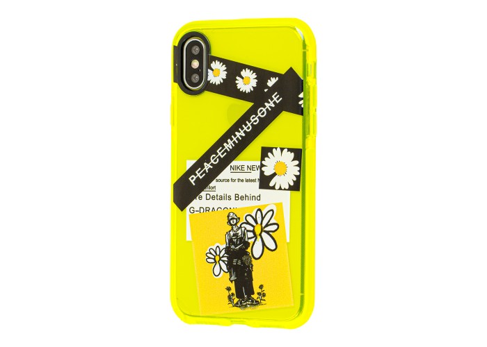 Чехол для iPhone Xs Max Neon print details