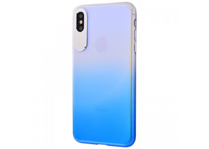 Чехол для iPhone Xs Max Rock classy gradient синий