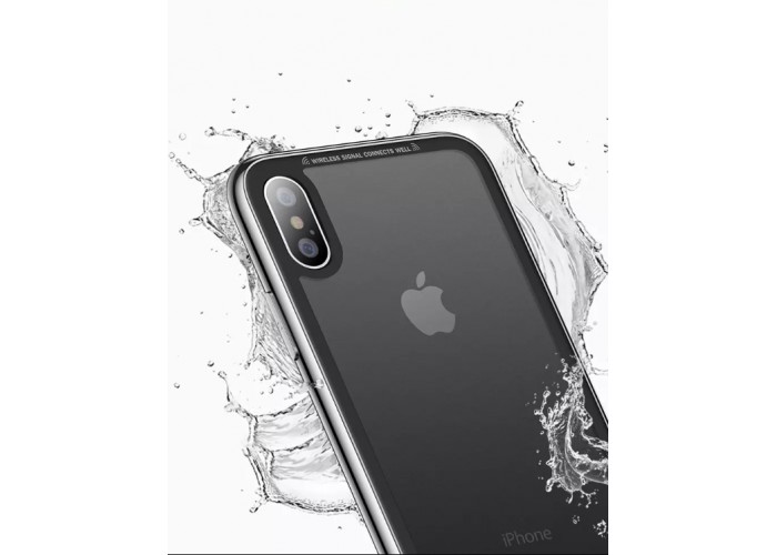 Чехол для iPhone Xs Max Style electroplating серебристо белый