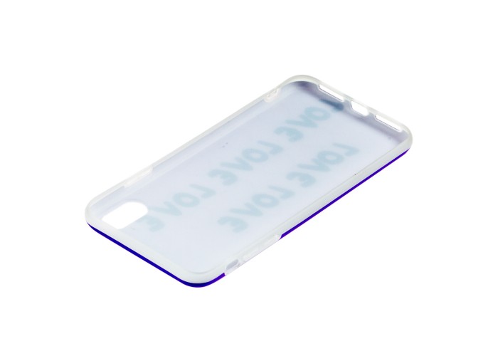 Чехол для iPhone Xs Max Violet glossy 