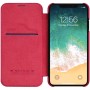 Чехол книжка для iPhone Xs Max Nillkin Qin series красный