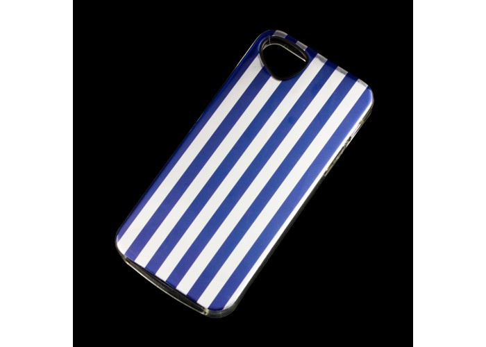 Накладка iPhone 5 White/Blue (APH5-KILCH-WHBL) Killer Chic