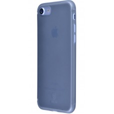 Силиконовый чехол для iPhone 7 Baseus Slim case (PC) серый/прозрачный