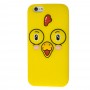 3D чехол Surprised Chicken для iPhone 6 желтый