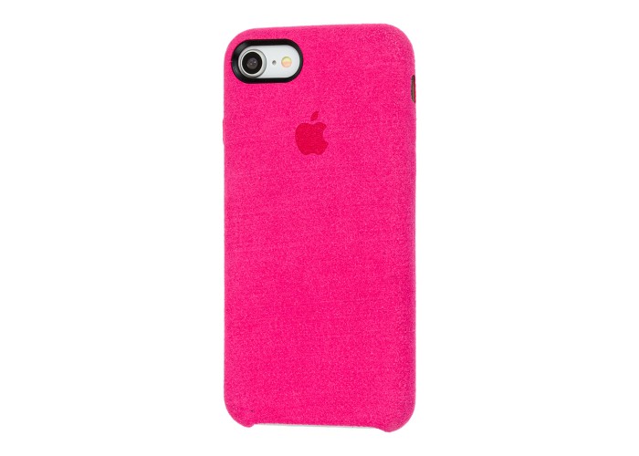 Чехол Alcantara для iPhone 7 / 8 фуксия