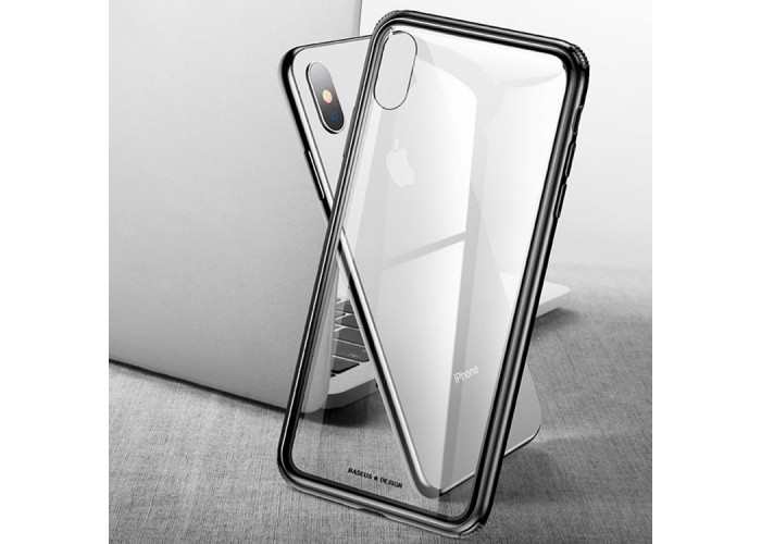 Чехол Baseus See Through для iPhone Xs Max белый