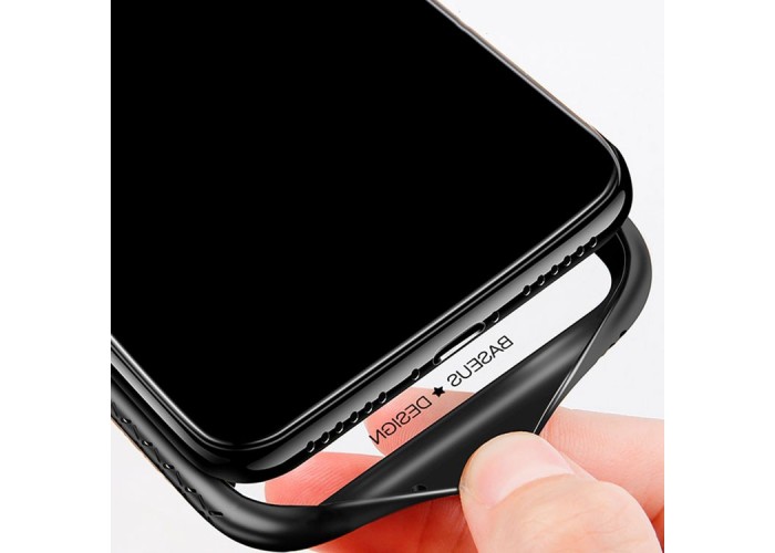 Чехол Baseus See Through для iPhone Xs Max белый