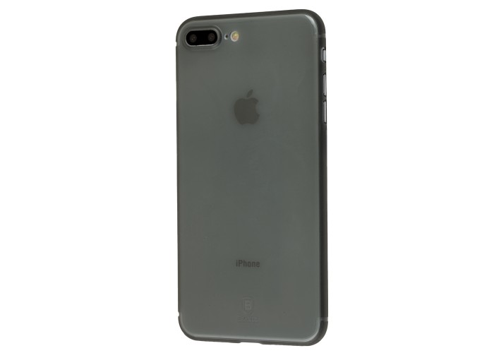 Чехол Baseus для iPhone 7 Plus / 8 Plus Slim черный прозрачный