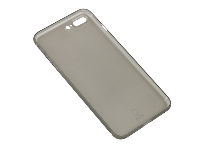 Чехол Baseus для iPhone 7 Plus / 8 Plus Slim черный прозрачный