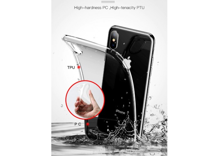 Чехол Baseus half to half soft для iPhone Xs Max красный