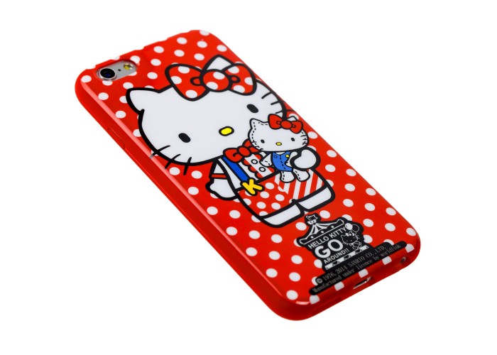 Чехол Hello Kitty для iPhone 6 красный