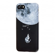 Чехол IMD Moon для iPhone 7 / 8 Night космонавт на луне